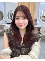 アフロートリノ(AFLOAT Leino) レイヤーカット韓国ヘア顔まわりシースルーアイドル顔周り銀座