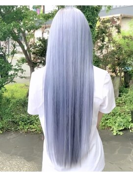 ルプラ ガーデン(le-pla garden) ブルー#水色#ブリーチ#ダブルカラー#ハイトーン#豊橋#豊川#田原