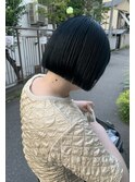 【ミニボブ×ダークネイビー】