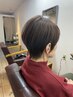 カット+明るい白髪染+オッジィオットトリートメント　￥11000