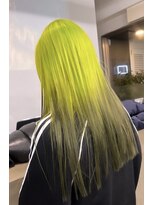 レコ 渋谷(LECO)&nbsp;ライムイエロー×グレージュ