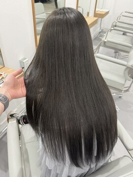 クテン(KUTEN) グレージュ　透け感カラー　ブリーチなしダブルカラー