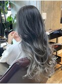 ラベンダーグレージュ×バレイヤージュ【LODAT横浜】