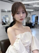 ハピネス 梅田茶屋町店(HAPPINESS)&nbsp;韓国風/レイヤーカット/顔周り/顔まわり/髪質改善/ベージュ