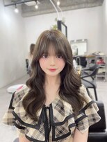 リシェル(RICHEL)&nbsp;オリーブグレージュ/透明感カラー/レイヤーカット/艶髪