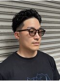 スペインカール/スパイキーショート/ブルーブラックE