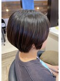 重めショートボブ