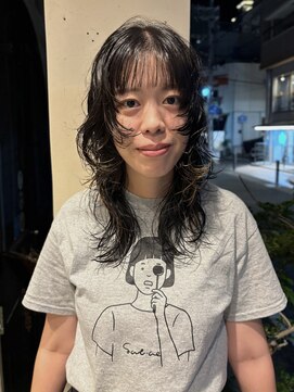 エヴリンアンドペイジ(Evelyn&paige) 顔周りレイヤー/レイヤーパーマ【神戸元町/水原】