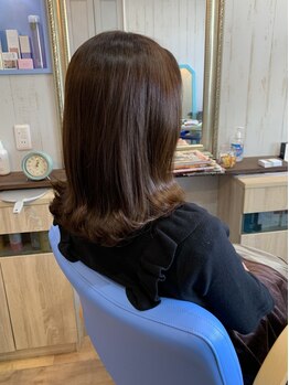 染めるたびに髪質改善◇うる艶グロスカラーで髪のダメージを最低限に☆インナーカラーやダブルカラーも◎