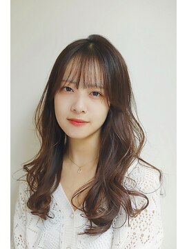 ヘアサロン ロータス(Hair Salon Lotus) ロングラフウェーブヘアスタイル