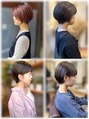 アマテラスゼロ 新宿(AMATELAS zero) 女性らしいまるみのショートボブがすきです!