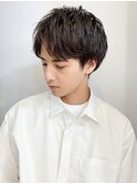 メンズショートニュアンスパーマシャドウパーマ博多