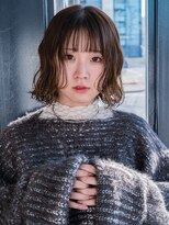 ヘアークラフト(Hair Craft) ボブ×ニュアンスパーマ【岡山】アッシュベージュ