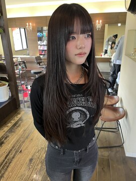 ログ 高松木太店(Log) ロングでも可愛いレイヤーカット