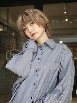 ネロ ヘアアンドライフストア 渋谷(NERO HAIR AND LIFESTORE) 【倉田真希】マッシュウルフ ミニウルフ 前髪あり