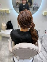 クランリリー 東梅田店(clan lily)&nbsp;サイドお団子ポニーテール