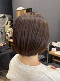 【似合わせボブ】ピンクベージュ/アンブレラカラー/鎌取/林愛華