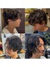 【池田指名限定】メンズカット＋デジタルパーマ　ケア処理＋marbb付き