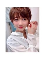 ビュー フクオカ(VIEW FUKUOKA) イメチェンショートボブ 白髪ぼかしハイライト