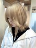 【山中指名限定】カット＋ブリーチダブルカラー＋うる艶Tr  ￥14000