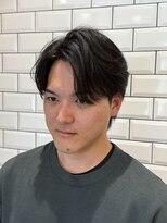 アラカワオム(homme)&nbsp;センターパートスタイル/フェザースタイル/20代/30代/40代
