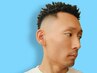 【スパイキーアフロ】針金パーマ + CUT (長さ・範囲によって料金異なります)