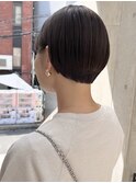 20代30代前髪なしショートハンサムショート丸みショートレイヤー