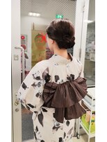 ヒデ美容室&nbsp;シニヨンヘアアレンジ～浴衣