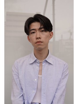 クオル 立川(QOL) ニュアンスセンターパートニュアンスパーマ刈り上げメンズパーマ