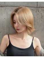 サンドナル 鹿児島天文館(sand NALU)&nbsp;ハッシュカット/グレージュ/デザインカラー[鹿児島天文館]