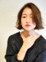 ネオリーブニコ 大井町店(Neolive Nico)&nbsp;【Neolive nico 大井町店】　フレンチ外ハネボブ　グレージュ