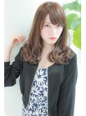 弾力カール崩したこなれ感スタイル