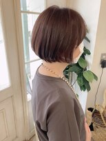 アミュレ(Amule)&nbsp;ナチュラル丸み大人ショートボブ30代40代梅ヶ丘美容室