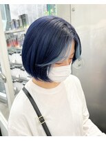 シェリ ヘアデザイン(CHERIE hair design) フェイスフレーミングアクアブルー☆