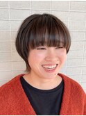 美フォルムウルフボブスタイル