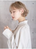 ニュアンスボブ/ハイトーン/ショートボブ　銀座