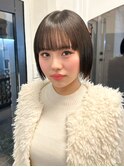 【白石】顎上ぱつっとボブ
