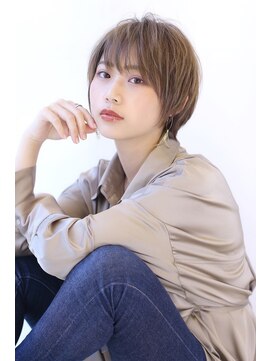 オーロ 千里山店(ORO) 20代30代40代50代ボブルフネビージュ小顔ワンレンショート