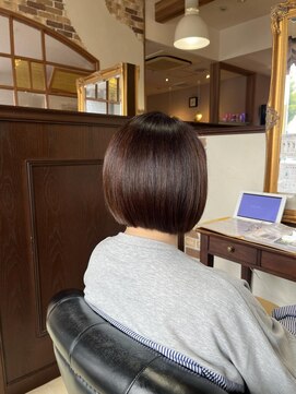 アドラーブル 女池店(adorable) 【丸みボブ】【前下がり】【20代30代40代】