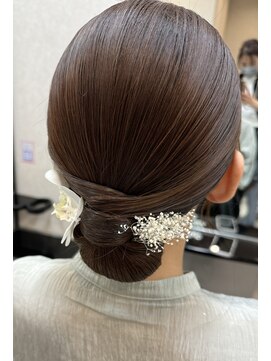 ヘアメイク マリア 福岡天神西通り(hair make MARIA) キレイめシニヨン