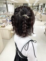 ケンジ 平塚ラスカ店(KENJE)&nbsp;結婚式ヘア/ポニーテールアレンジ/平塚アレンジ/お呼ばれヘア