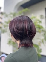 ヘア ナヴォーナ 千代ケ崎店(hair NAVONA) マッシュウルフ×ヴァイオレットカラー