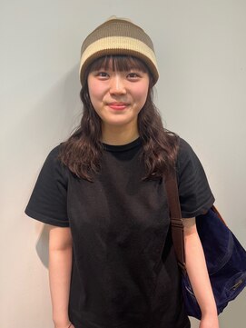 ペレ 梅田(PELE) 前髪/アンブレラカラー/こなれミディ/イメチェン/ウェーブパーマ