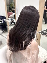 艶髪セミロング×透明感カラーL61