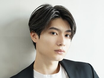 エリマ 調布(elima)の写真/《清潔感のある毛流れセンターパート》ニュアンスパーマをかけることで朝のスタイリングも楽に◎[調布]