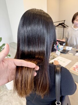 ルノン リー(LUNON:re) 艶髪抜群！髪質改善縮毛矯正♪