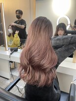 ブレンド 渋谷(BLend)&nbsp;マチルダボブ前髪ハイライトグレージュ