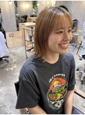 顔まわりレイヤーボブ