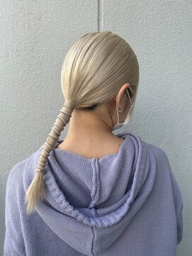 プシュケ(PSYCHE) ぴちっと一つ結びまとめ髪アレンジヘア ブライダル お呼ばれ