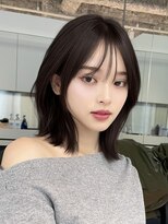 アビーファイブ(ABBEY 5)&nbsp;大人ボブ銀座レイヤーカット有楽町ミディアムボブベージュ